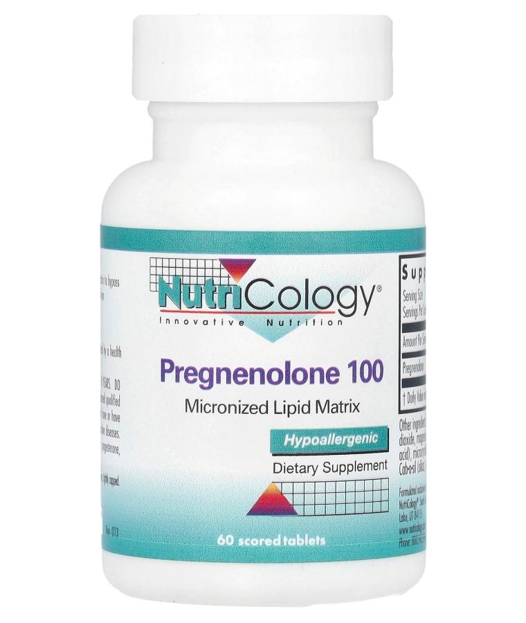 Nutricology Pregnenolone 100 100 mg 60 Scored Tablets