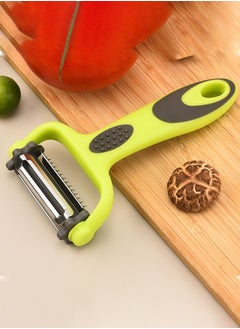 HaveDream 3-In-1 Peeler, Grater, Creative Multi-Functional Rotating Vegetable And Fruit Peeler (Gray /Green)  - Image 3