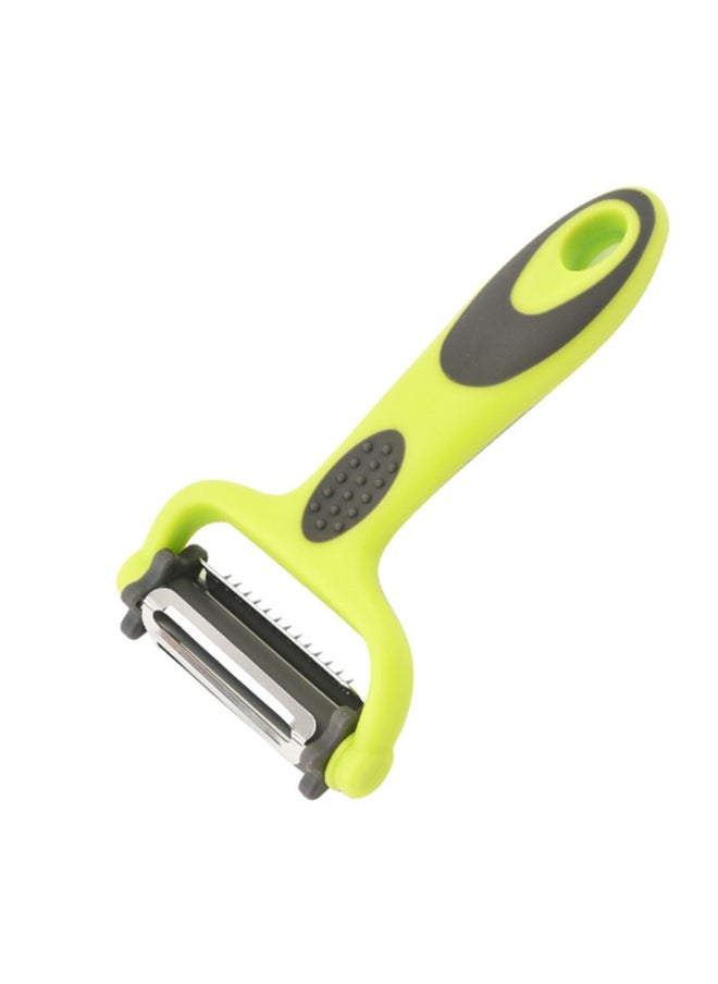 HaveDream - 3-In-1 Peeler, Grater, Creative Multi-Functional Rotating Vegetable And Fruit Peeler (Gray /Green) - Image 1