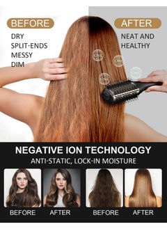 LANDOT Hair Blow Dryer Brush And Volumizer Onestep Hot Air Brush For Drying Straightening Volumizing  - Image 4