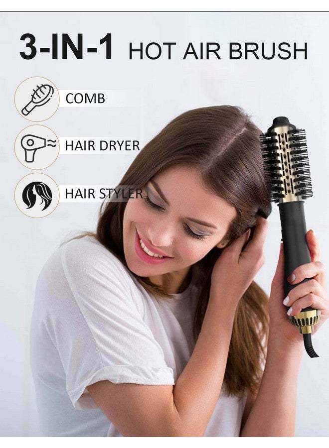 LANDOT Hair Blow Dryer Brush And Volumizer Onestep Hot Air Brush For Drying Straightening Volumizing - Image 3