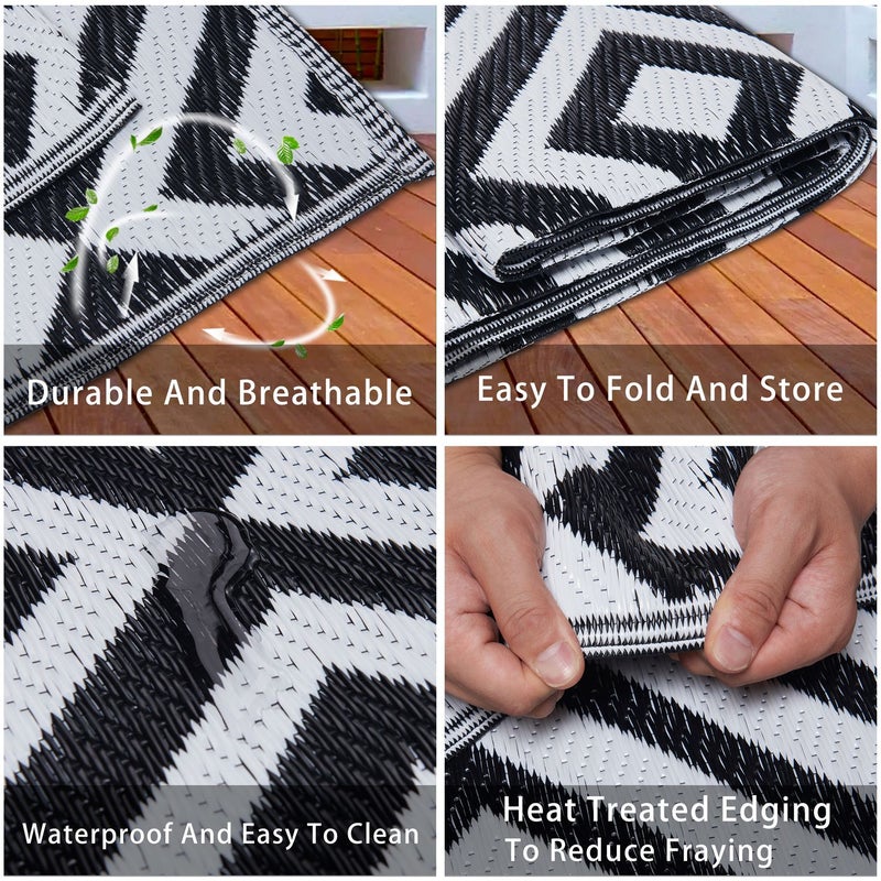 Huayang 1-Person Camping Moisture-Proof Mat - Portable Waterproof Picnic Pad for Outdoor Use - Image 5