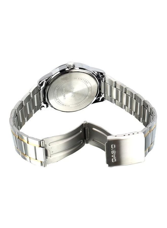 CASIO Women Dress Water Resistant Analog Watch LTPV001SG-9B - 25 mm - Silver/Gold - Image 2