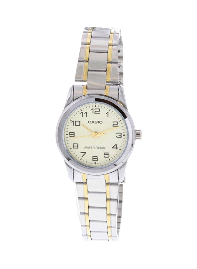 CASIO Women Dress Water Resistant Analog Watch LTPV001SG-9B - 25 mm - Silver/Gold - Image 1