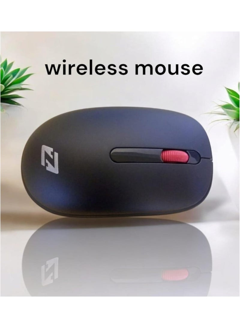 zeru High-resolution wireless optical mouse (1200 DPI) - Ergonomic design with a 10-meter range and battery-saving technology - Compatible with all laptops and computers - Image 3