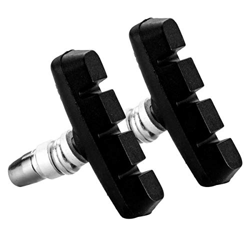 Chooee Bike V-Brake Pads, Bicycle 55mm Brake Blocks Set, 2 Pairs Universal Brake Shoes, Black - Image 2