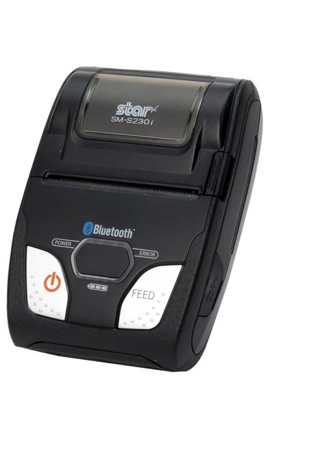 Star Micronics SM-S230i Compact and Portable Bluetooth/USB Receipt Printer with Tear Bar - Supports iOS, Android, Windows