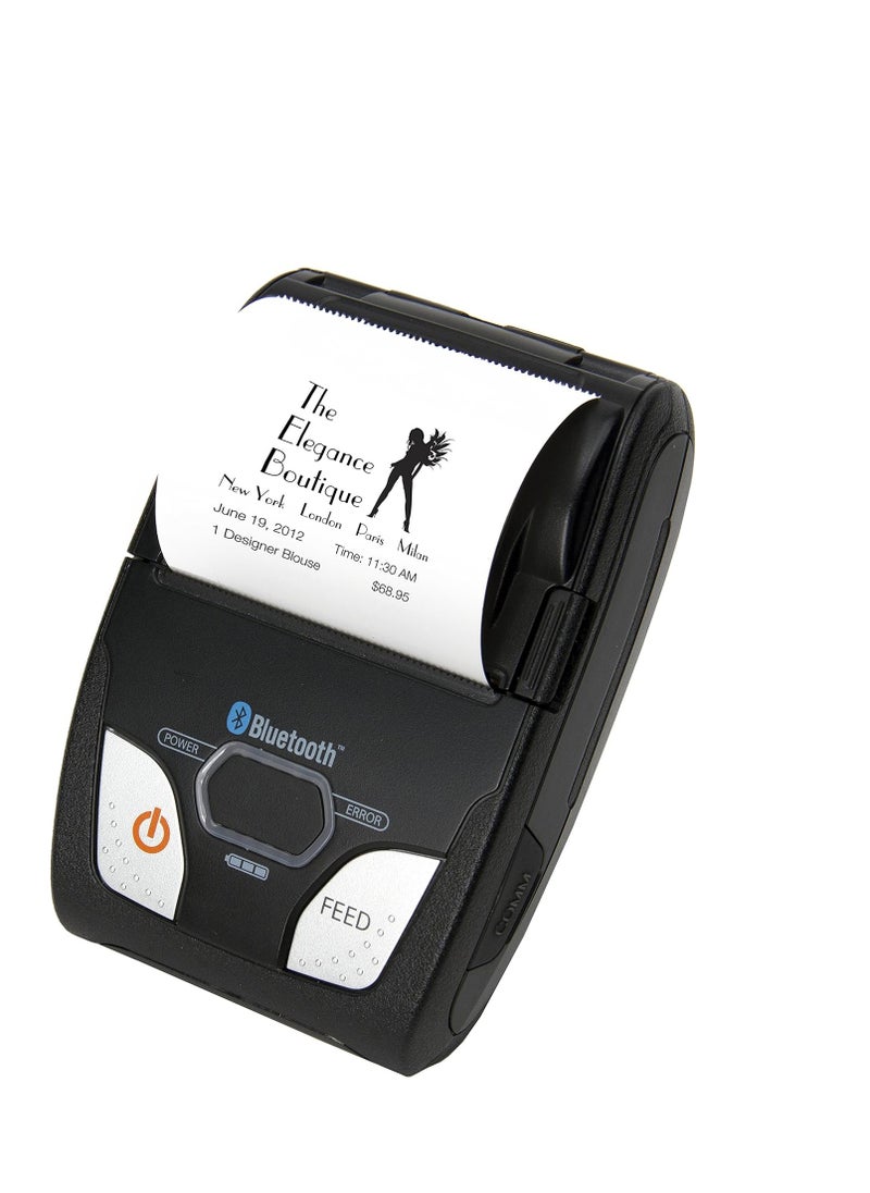 Star Micronics SM-S230i Compact and Portable Bluetooth/USB Receipt Printer with Tear Bar - Supports iOS, Android, Windows