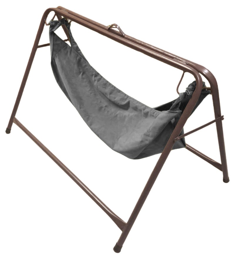 BABYCARA Handol Baby Swing Sleeping Folding Cradle With Handlebar And 3 Sizes, Jizani Style, Random Fabric Colour - Image 1