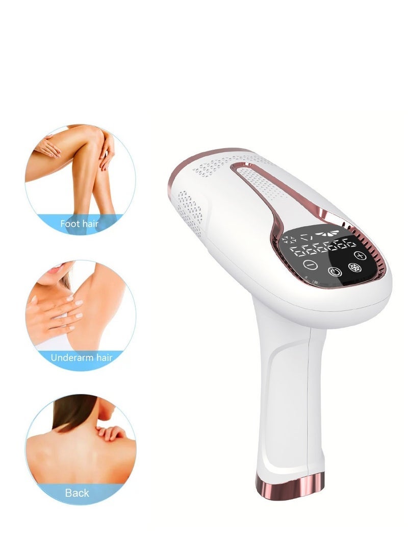 Captaintech Laser Hair Removal Device with Ice Cooling, Professional IPL Technology for Permanent Hair, Ideal for Women - Image 4