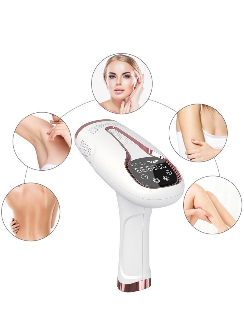 Captaintech Laser Hair Removal Device with Ice Cooling, Professional IPL Technology for Permanent Hair, Ideal for Women - Image 5