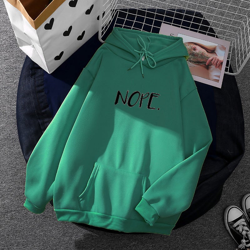 2021 Autumn Winter Hoodies Oversized Euro-American dark green 