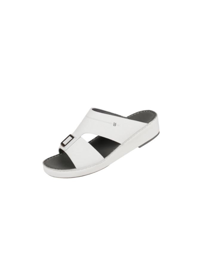 barjeel uno 008-3718 Barjeel Uno Mens Arabic Sandals BS 36 White  - Image 1
