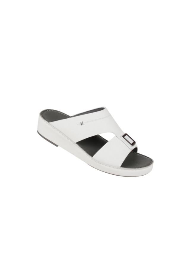 barjeel uno 008-3718 Barjeel Uno Mens Arabic Sandals BS 36 White  - Image 2
