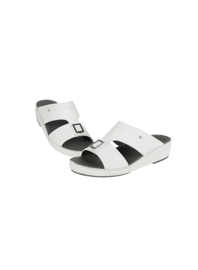 barjeel uno 008-3718 Barjeel Uno Mens Arabic Sandals BS 36 White