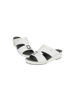 barjeel uno 008-3718 Barjeel Uno Mens Arabic Sandals BS 36 White  - Image 3