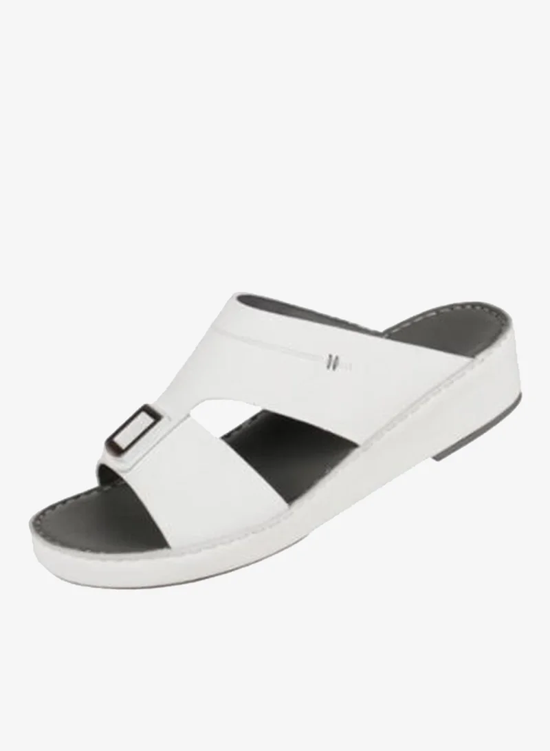 008-3718 Barjeel Uno Mens Arabic Sandals BS 36 White