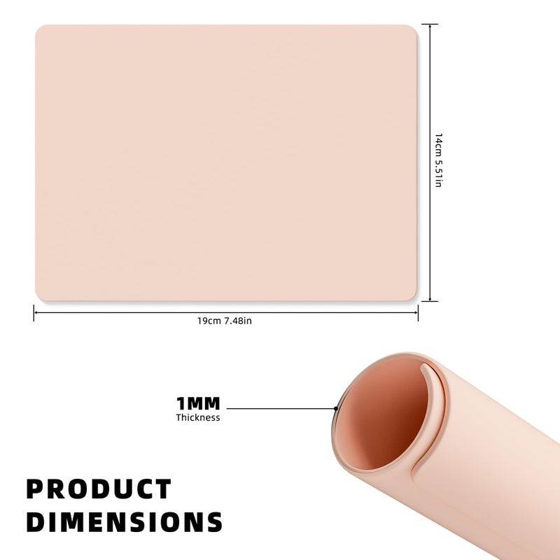 MIHERT 10Pcs Blank Tattoo Practice Skin 1mm Thick Double-Sided Fake Skin 8x6 inch Realistic Silicone Sheets for Beginners & Pro Artists - Microblading, Eyebrow & Body Art Training - Image 5