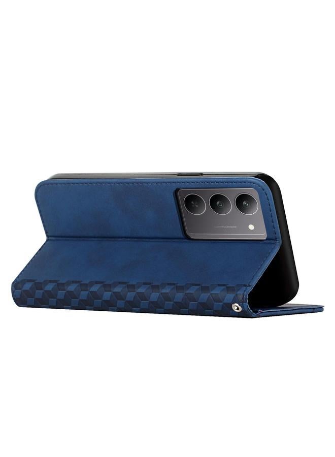 S-TOP Case For Realme C75 / V60 Pro Diamond Splicing Skin Feel Magnetic Leather Phone Case - Image 3