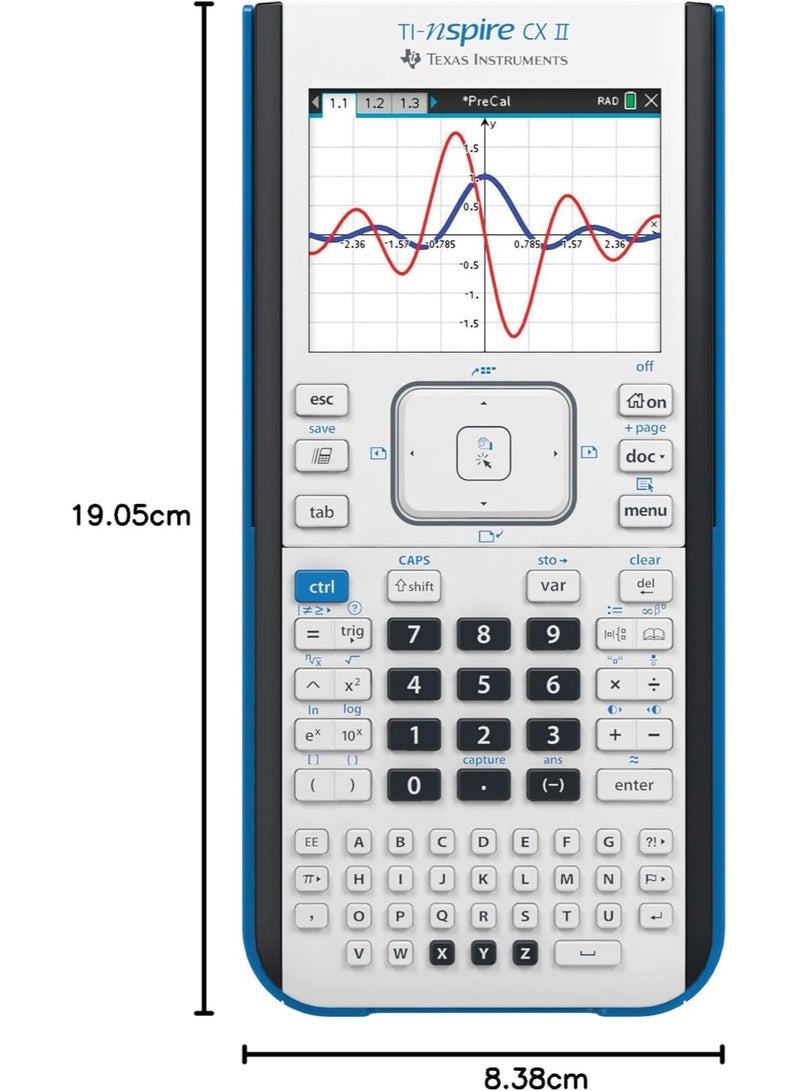 Texas Instruments TI-Nspire CX II Color Graphing Calculator with Student Software (PC/Mac) - Image 2