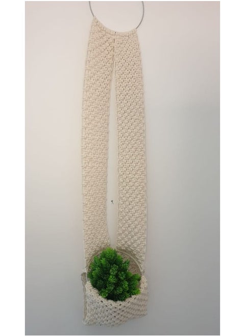 handmade macrame plant hanger