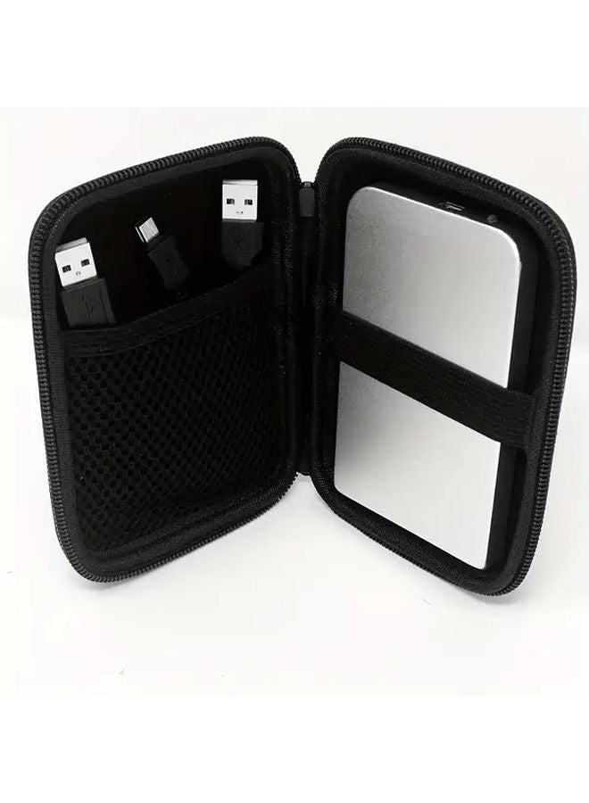 Black EVA Hard Drive Pouch Portable Carry Case for Seagate 2.5 Inch Drives - Image 5