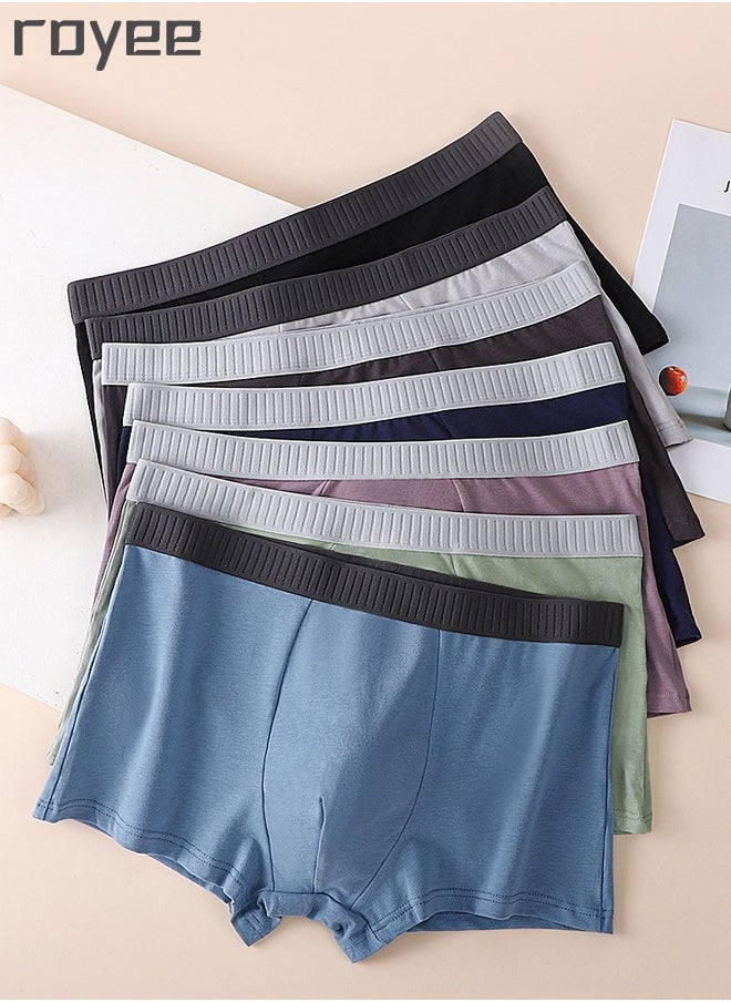 Royee - 3 * PACK Men's Pure Cotton Underwear, Graphene antibacterial Crotch  Bottom Fabric, Skin Friendly, Breathable and Comfortable, Fashion Men's Boxer Briefs - Image 1