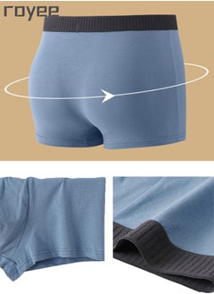 Royee 3 * PACK Men's Pure Cotton Underwear, Graphene antibacterial Crotch  Bottom Fabric, Skin Friendly, Breathable and Comfortable, Fashion Men's Boxer Briefs  - Image 2