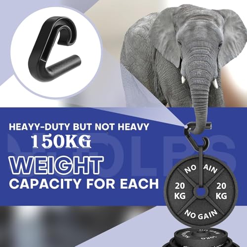 LIPSA ENTERPRISE Neutral Grip Handles for Pull Up: Ergonomic Portable Hooks for Barbell Row Deadlift Resistant Bands for Home Gym Fitness Enthusiasts (Pull up Handle) - Image 4