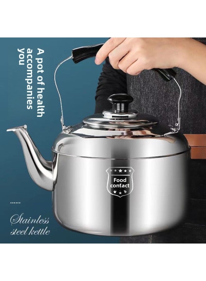 304 Stainless Steel Water Thickened Whistle Household Large Capacity Kettle Gas Gas Induction Cooker Universal Kettle Teapot-Color:Extra Thick Naruto Pot [in Activity] Small Size 3 # Full Package Of 2kg Water-Capacity:Default Items - Image 1
