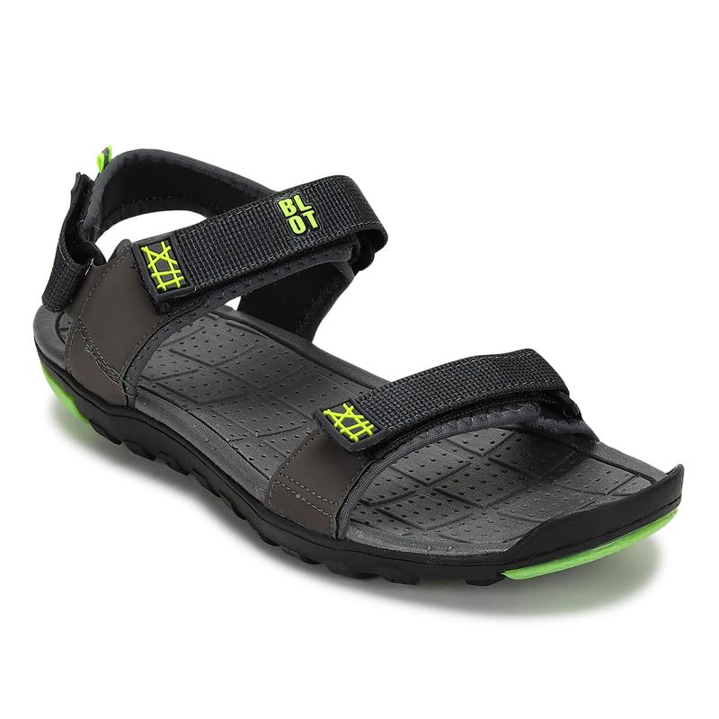 PARAGON K1407G Stylish Velcro Sandals for Men | Durable, Comfortable & Lightweight Sandals with Cushioned Soles | Easily Washable | Ideal for Outdoor Use - Image 1