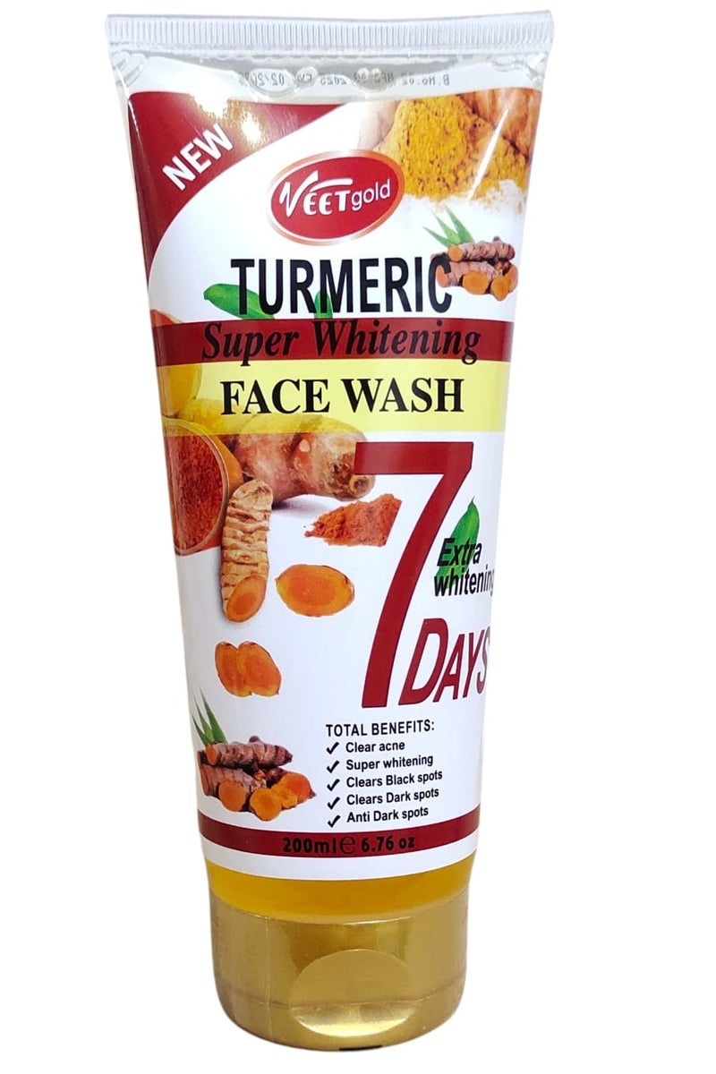Veet gold Turmeric Super Whitening Face Wash 200 ml