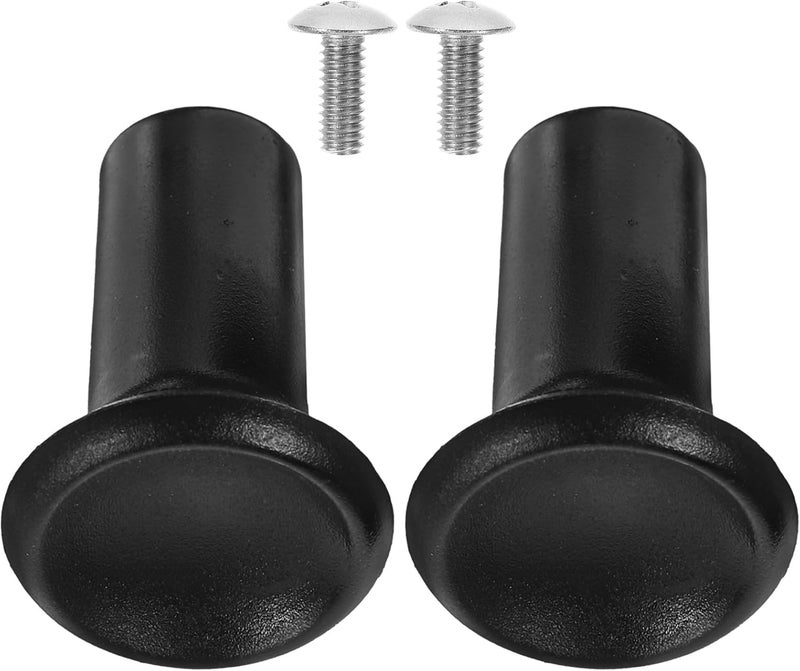 2pcs Black Small Pegboard Hooks for Garage and Shop Tool Organization, Metal Peg Hooks for Hanging Keys and Accessories on Pegboards - Image 1
