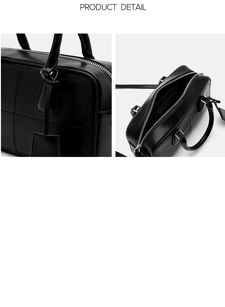 Pedro Jatte Leather Crossbody Pouch - Black - Image 3