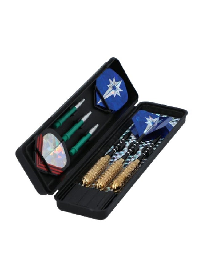 Teloon 3-Piece Brass and Steel Dart Set Multicolor 1.8 x 19 x 9.4 cm TBL-3300 - Image 1
