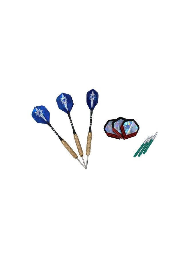 Teloon 3-Piece Brass and Steel Dart Set Multicolor 1.8 x 19 x 9.4 cm TBL-3300 - Image 3