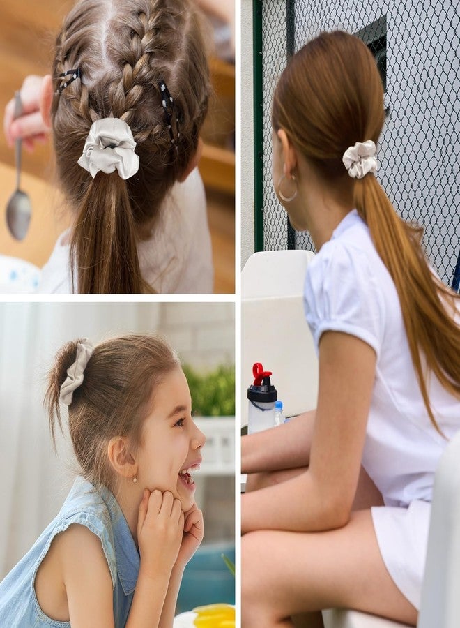 IGNOTO Premium Satin Scrunchies - Soft & Gentle for All Hair Types || Shiny Satin Hair Scrunchies - Perfect for Damage-Free Styling - Image 4