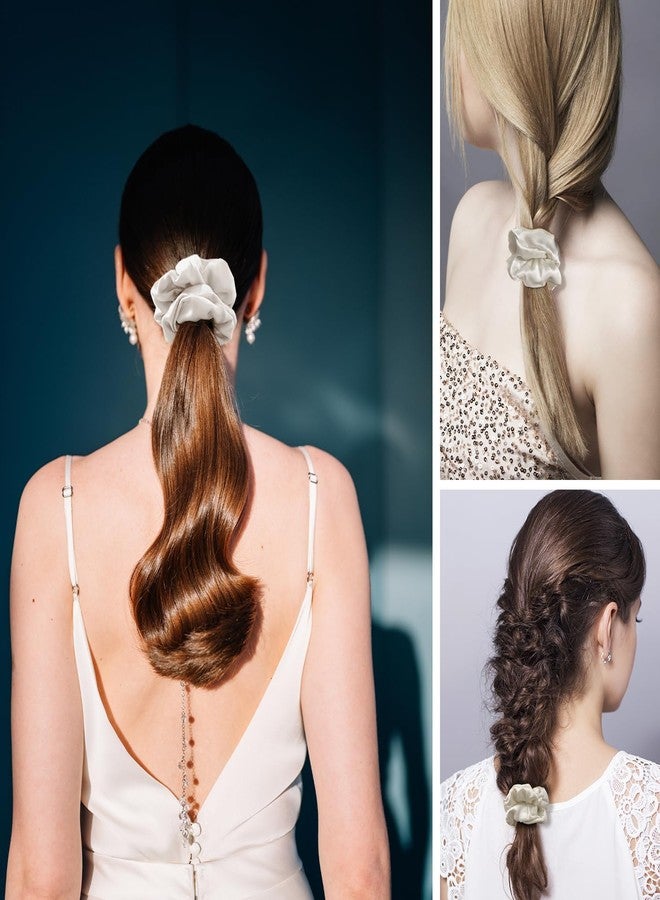 IGNOTO Premium Satin Scrunchies - Soft & Gentle for All Hair Types || Shiny Satin Hair Scrunchies - Perfect for Damage-Free Styling - Image 3