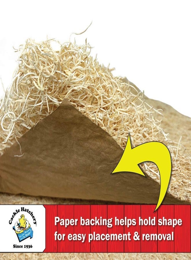 Cackle Hatchery بطانات صندوق تعشيش دجاجة كاكل بياضة مصنوعة في الولايات المتحدة الأمريكية من خشب أسبن إكسيلير المستدام - بطانات صندوق التعشيش 13x13 (عبوة من 6 قطع) - Image 4