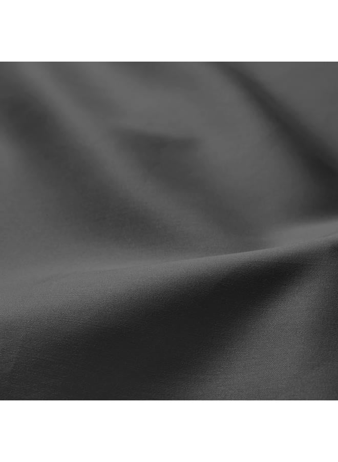 زبون غطاء وسادة، رمادي غامق، 50×80 سم - Image 3