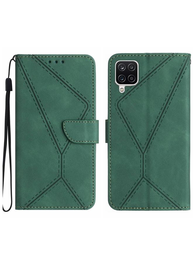 اس-توب جراب لهاتف Samsung Galaxy A12 / M12 مصنوع من الجلد المنقوش - Image 1