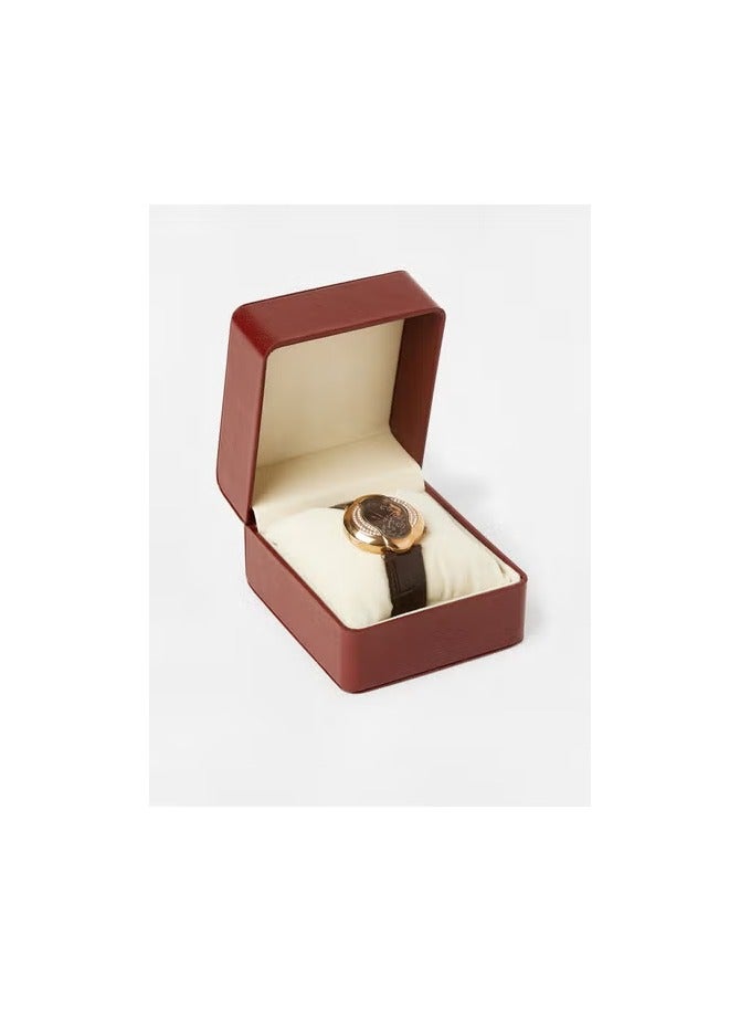 Philippe Moraly Philippe Moraly Leather Strap Analog Wrist Watch LS1042ROO - 40mm  - Image 4