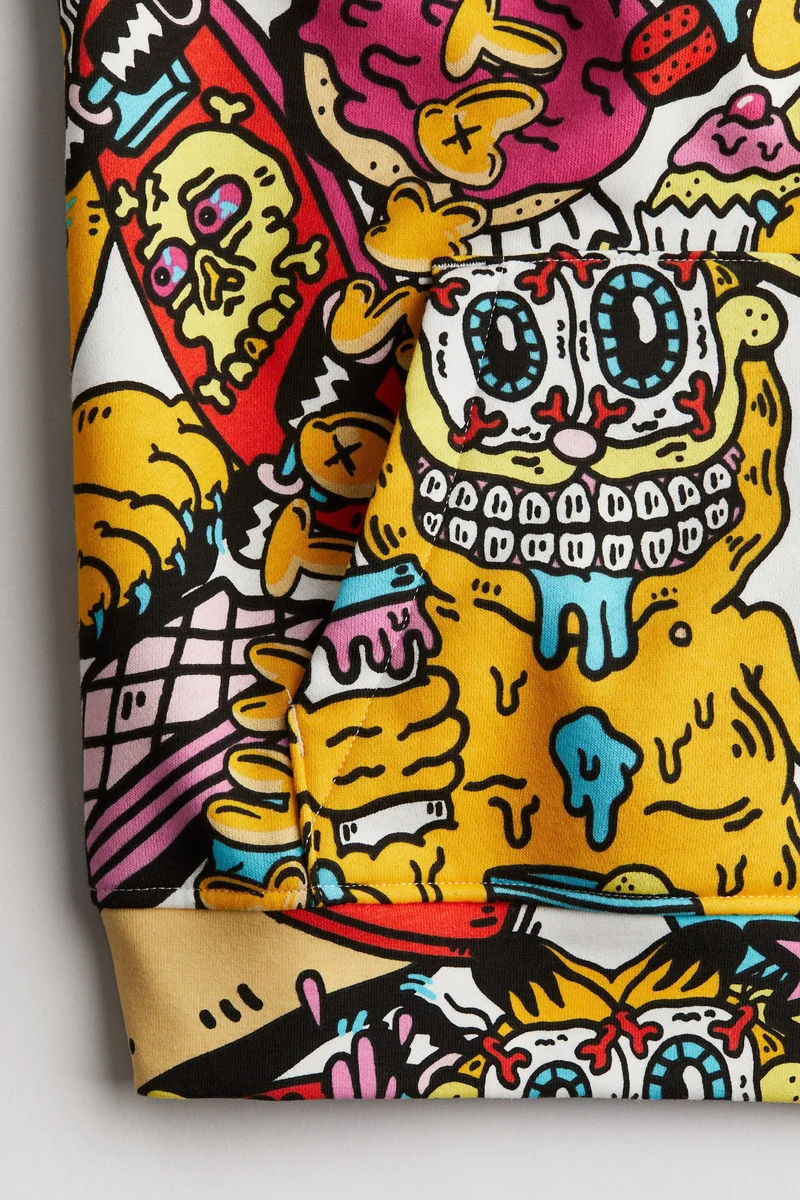 اتش اند ام Motif-Detail Hoodie