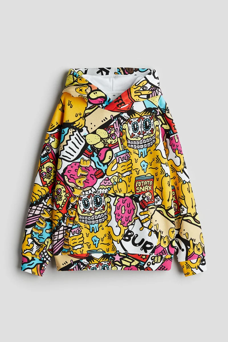 اتش اند ام Motif-Detail Hoodie