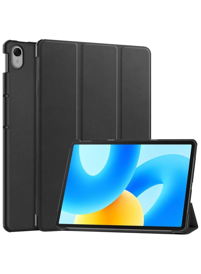 VKL Custer Case for Huawei Matepad 11.5 2023,Ultra-thin PU-Leather Hard Shell Cover - Black - Image 1