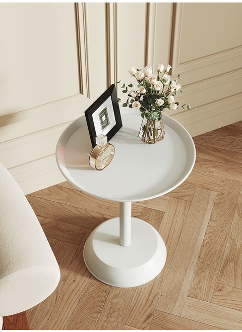 Coffee Table Round Shape End Table Modern Side Table for Living Room Bedroom Center Table Fashion Sofa Table