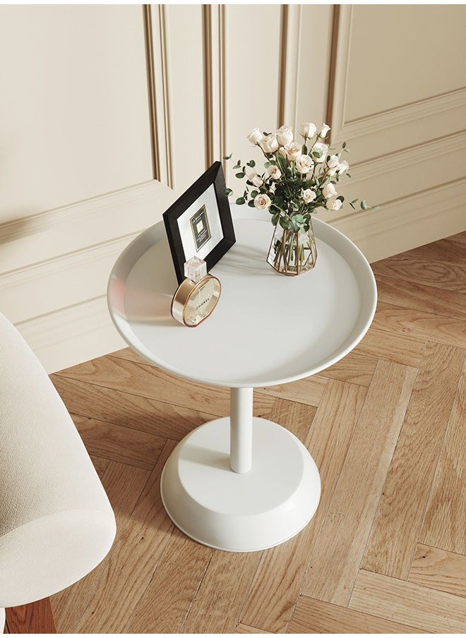 XiuWoo - Coffee Table Round Shape End Table Modern Side Table for Living Room Bedroom Center Table Fashion Sofa Table - Image 1