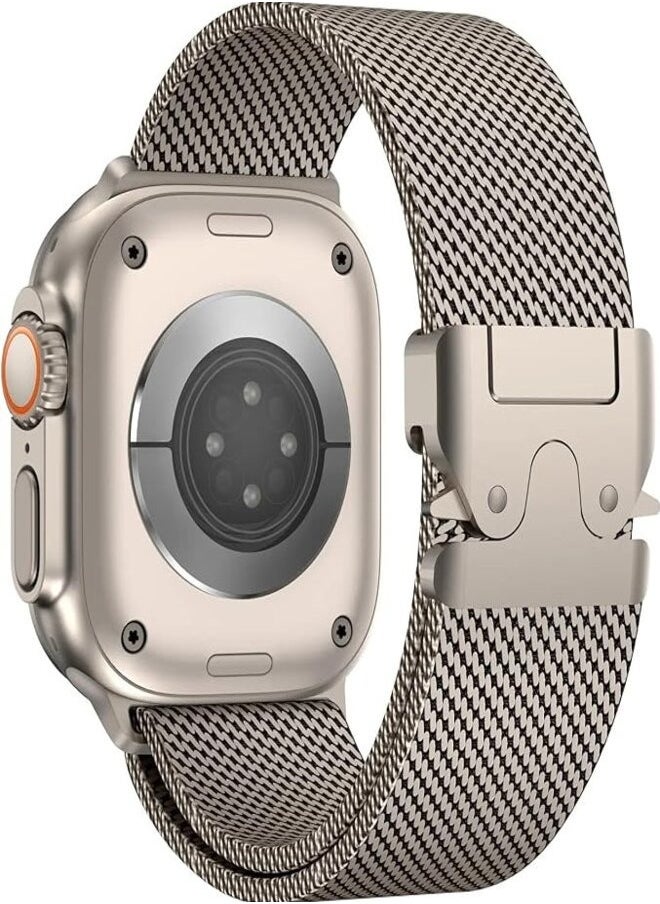Generic Heavy Metal Chain Strap for iWatch Band 49mm 45mm 44mm 42mm Premium Stainless Steel  - Image 2
