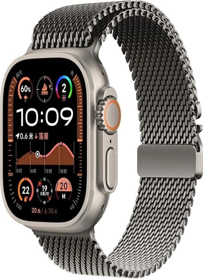 Generic Heavy Metal Chain Strap for iWatch Band 49mm 45mm 44mm 42mm Premium Stainless Steel  - Image 3