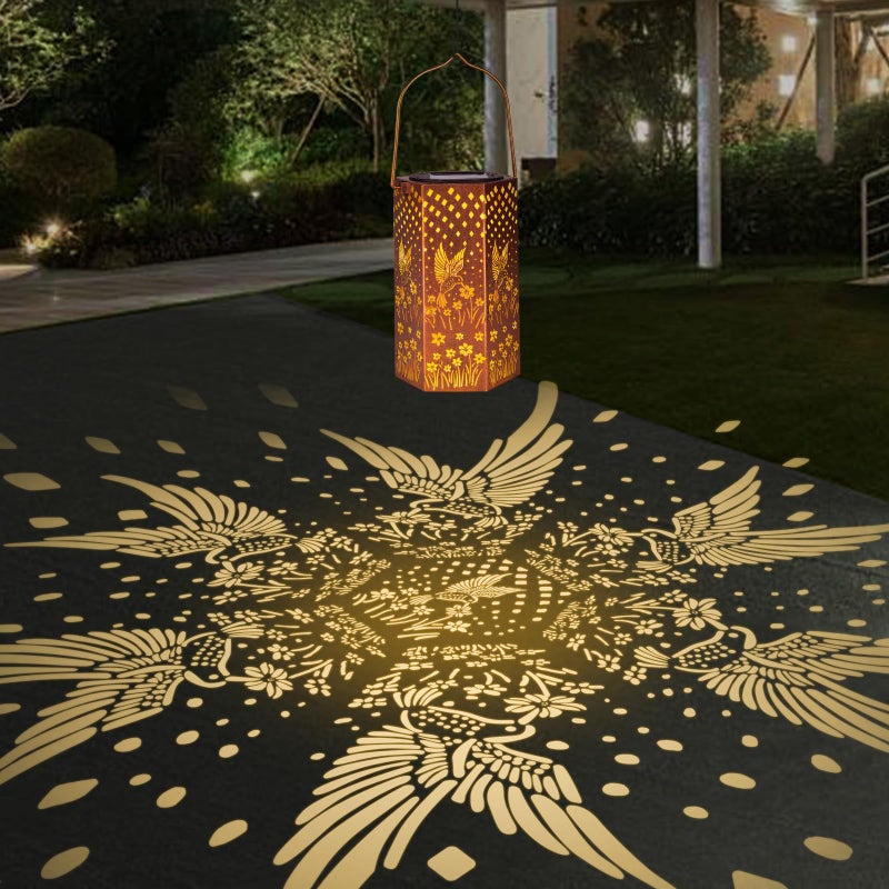 Eandisom Mothers Day Gifts for Mom Grandma - Birthday Gifts for Women, Hummingbird Solar Lights Outdoor, Solar Lanterns Outdoor Waterproof Home Decor, Garden Decor for Outside - Image 3